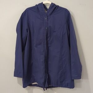 Women's Windbreaker Jacket size XL Lightweight Blue